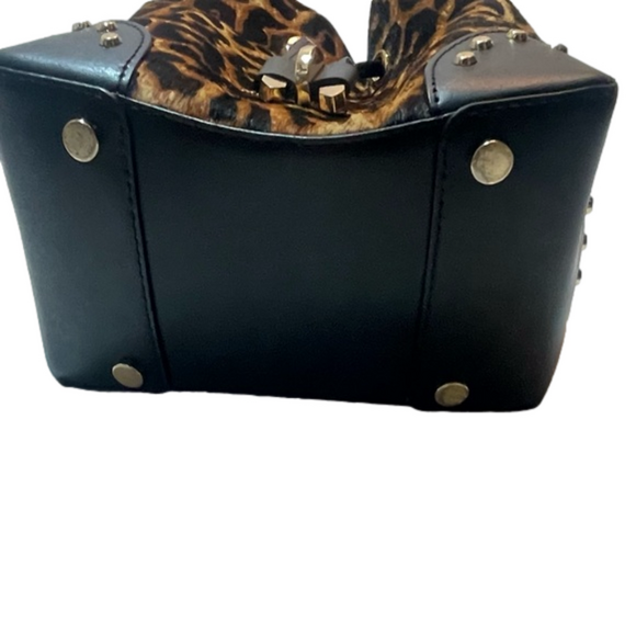 Women's Michael Kors Brown Leopard Print Mercer Gallery Bag - Picture 10 of 14